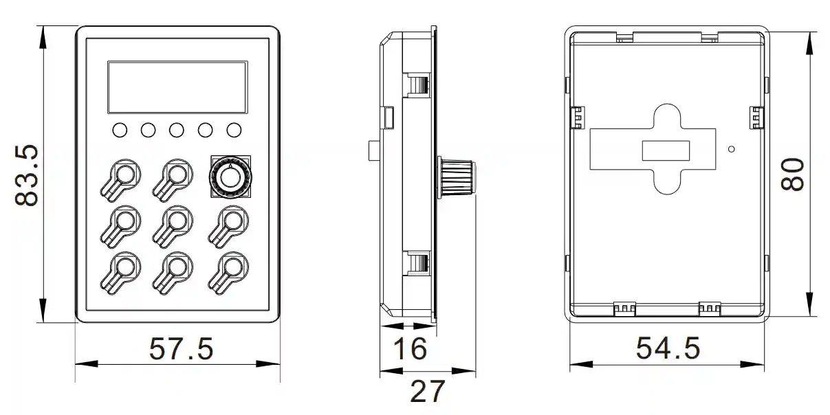 EV510A Series VFD Drives Small operation panel