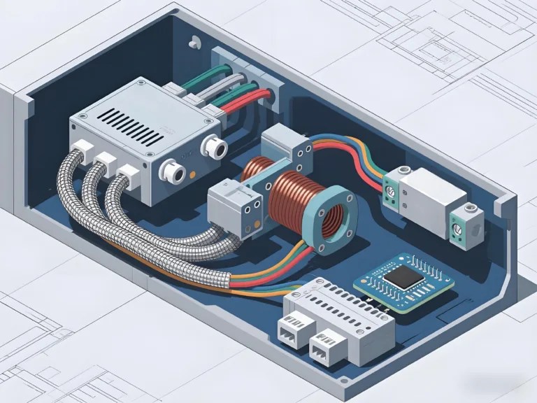 EMI protection components to minimize VFD interference in control systems
