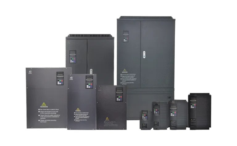 90kW variable frequency drive (VFD) used in dual-motor crane systems — key to diagnosing motor overheat issues.