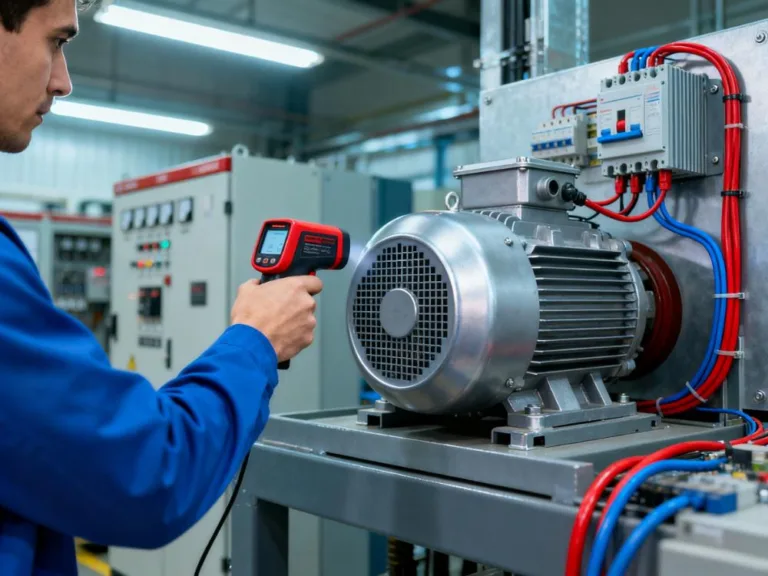 Industrial VFD overheating fault with cooling fan and heat sink temperature issues